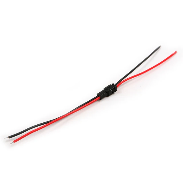 new arrival 10 pair type sm 2p 24awg wire size connectors length