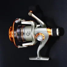 Высокое качество UCF1000-6000 провод чашки Рыбалка колеса нейлон Пластик тела половиной раза металлической ручкой прялка Сзади Разряда тела