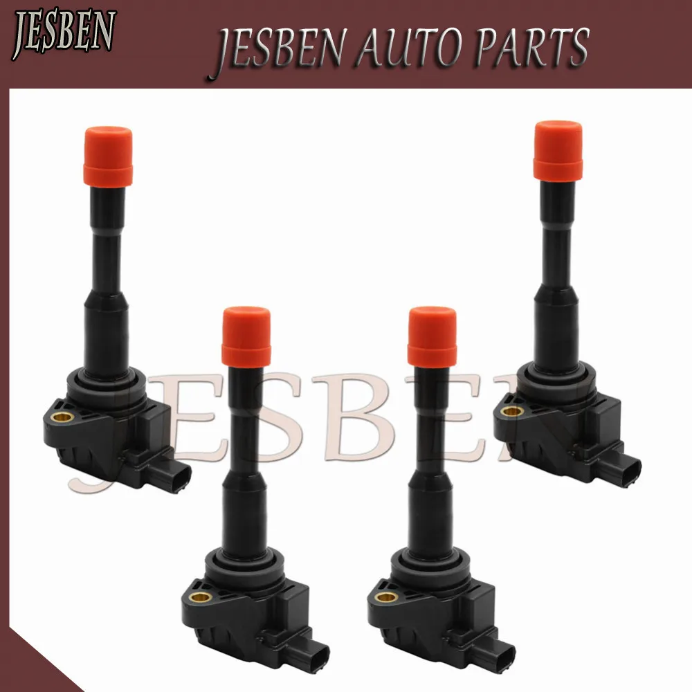 4X задняя катушка зажигания 30521-PWA-003 Подходит для Honda CITY Civic 7 8 VII JAZZ fit 2 3 III 1,2 1,3 1,4 UF374 CM11-108 CM11-108C