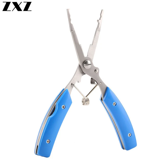 Stainless Steel Split Ring Fishing Pliers 14.5cm Fish Use Scissors For Lure  Rod Line Cutter Hook Remover Tool With Oxford Sheath - Fishing Tools -  AliExpress