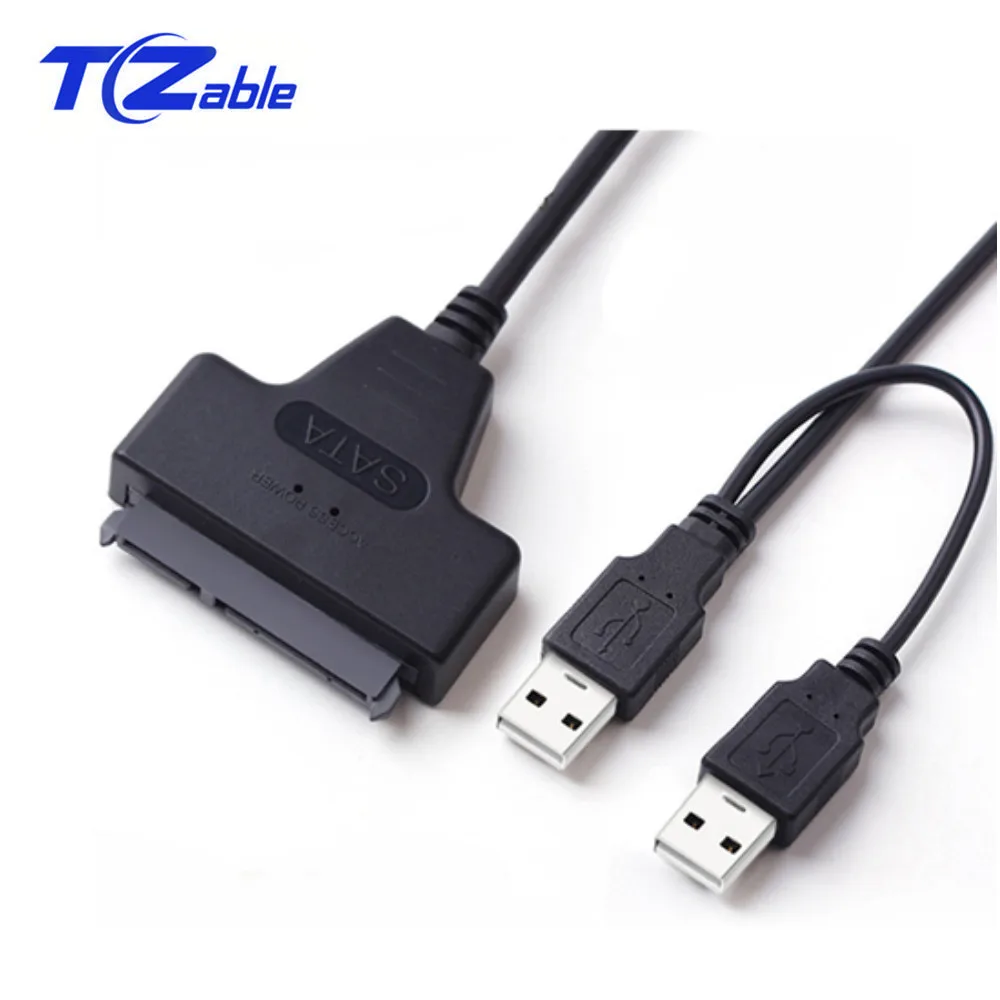 USB 2 0 SATA кабель для передачи данных 22 Pin HDD 5-дюймовый внешний мобильный жесткий