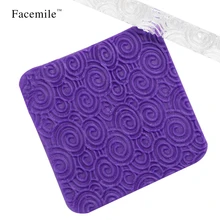 Прозрачное круговое акриловое кольцо скалка для изготовления подарков инструмент для украшения помадки embrosser форма для выпечки кондитерских изделий 52013