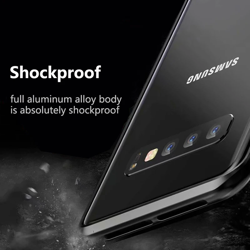 LUPHIE для samsung S10 чехол Роскошный тонкий жесткий металлический алюминиевый сплав рамка защитный чехол-бампер для телефона для S10 Plus чехол