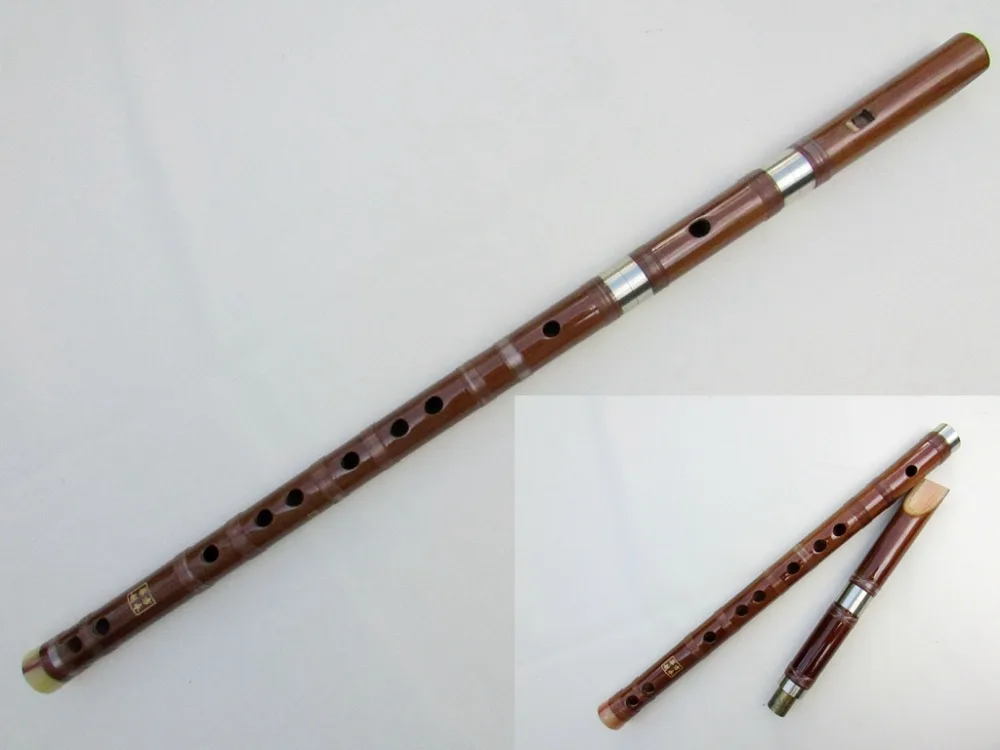 2016 new style Professional transverse vertical dual bamboo flute