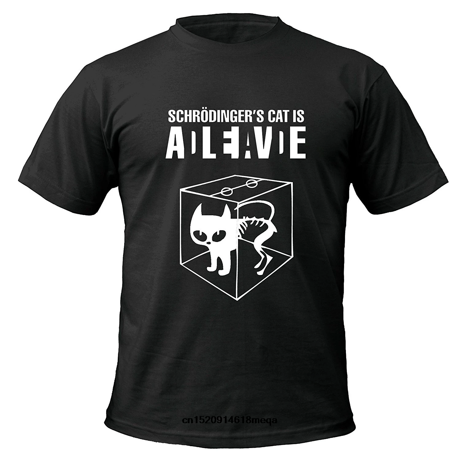 Смешные футболки Schrodinger's Alive Dead Мужская модная футболка | Женская одежда