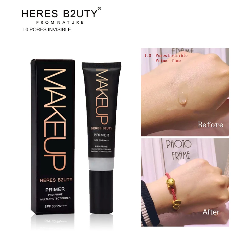 

Brand HERES B2UTY Professional Makeup Base Primer Oil-Control Pores Concealing Multi-Protection Smoothing Face 30ml