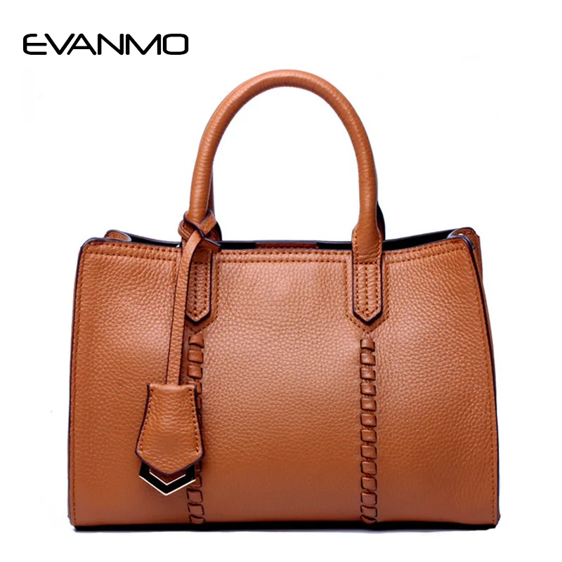 

High Quality Fashion Women Bag Women's Casual Handbags Brand Genuine Leather Shoulder Bag Soft Leather Tote Bags Bolsa Feminina