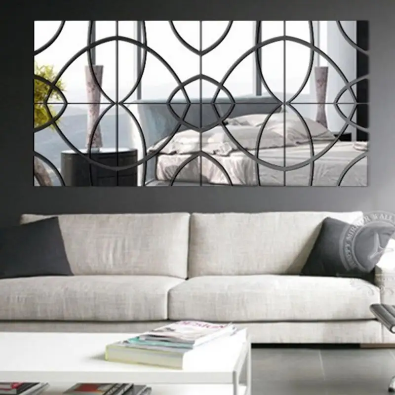 28pcs 3d mirror wall stickers home decor bedroom diy mirrors pattern wall sticker home decoration vinyl - Decorative Mirror 28pcs 3d mirror wall stickers home decor bedroom diy mirrors pattern wall sticker home decoration vinyl - Decorative Mirror