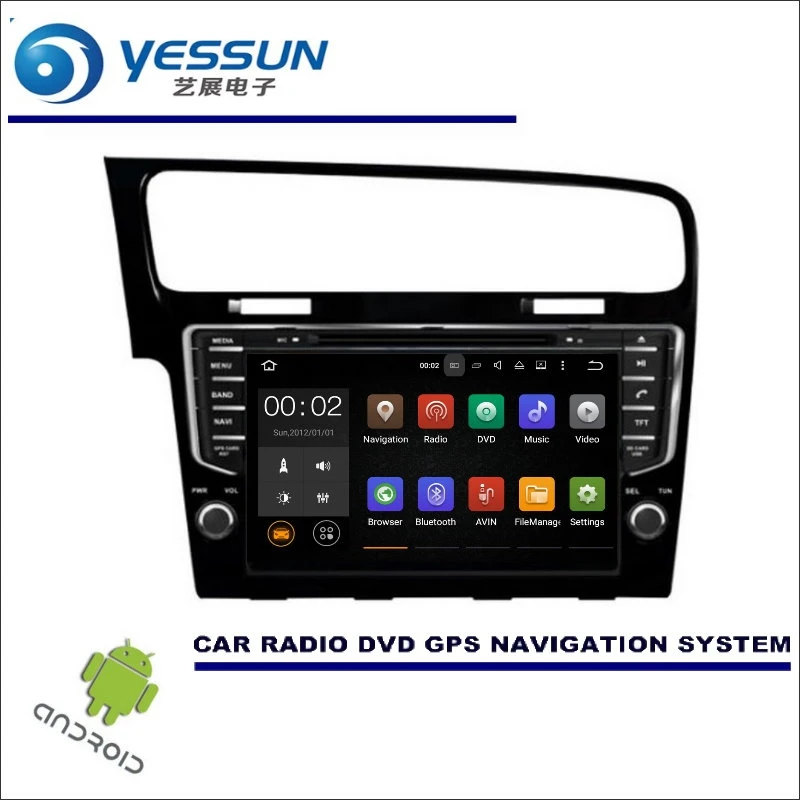 

YESSUN Car Multimedia Navigation For Volkswagen VW GOLF 7 2012~2016 - CD DVD GPS Player Navi Radio Stereo Screen Wince / Android