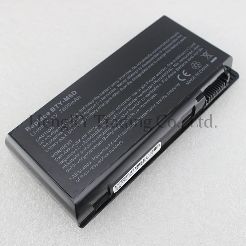 Cpmanc 7800mah Células de Bateria do Portátil para Msi Bty-m6d Gt783h Gx660 Gx660dx Gx70h Gx780r Gt70 Gt760 Gt60 7800mah - Imagem 3