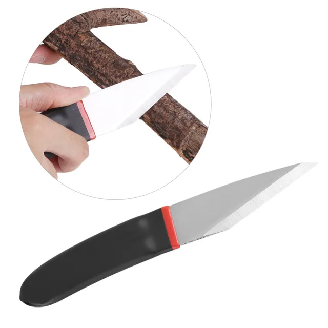 1Pcs Grafting Knife Stainless Steel Pruning Knife with Comfortable Handle for Gardening Grafting Planting