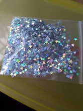 50 g/3,33Euro - bag of Glitter stars star in gold/White/Silver iridescent iridescent holographic glitter-- Nail Glitter Art, 3mm star detail glitter crossbody bag
