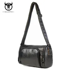 BULL CAPTAIN 2017 Fashion Leather Male Shoulder bags large capacity Crossbody Bags Middle Size Brand men messenger bag hengkuan