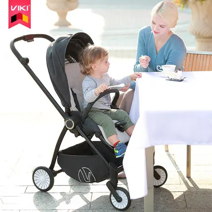  VIKI high landscape light weigh baby strollerportable foldable four wheel stroller kinderwagen baby