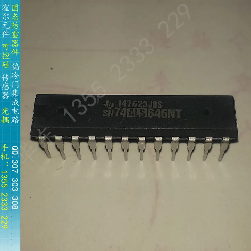 

[BELLA]TI Bus Transceiver SN74ALS646NT DIP-24 new authentic 74ALS646 74ALS644--10pcs/lot