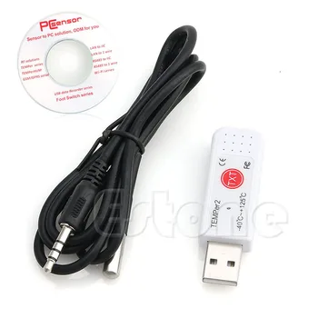 

PC TEMPER2 Sensor USB Thermometer Hygrometer Temperature Data Logger Recorder