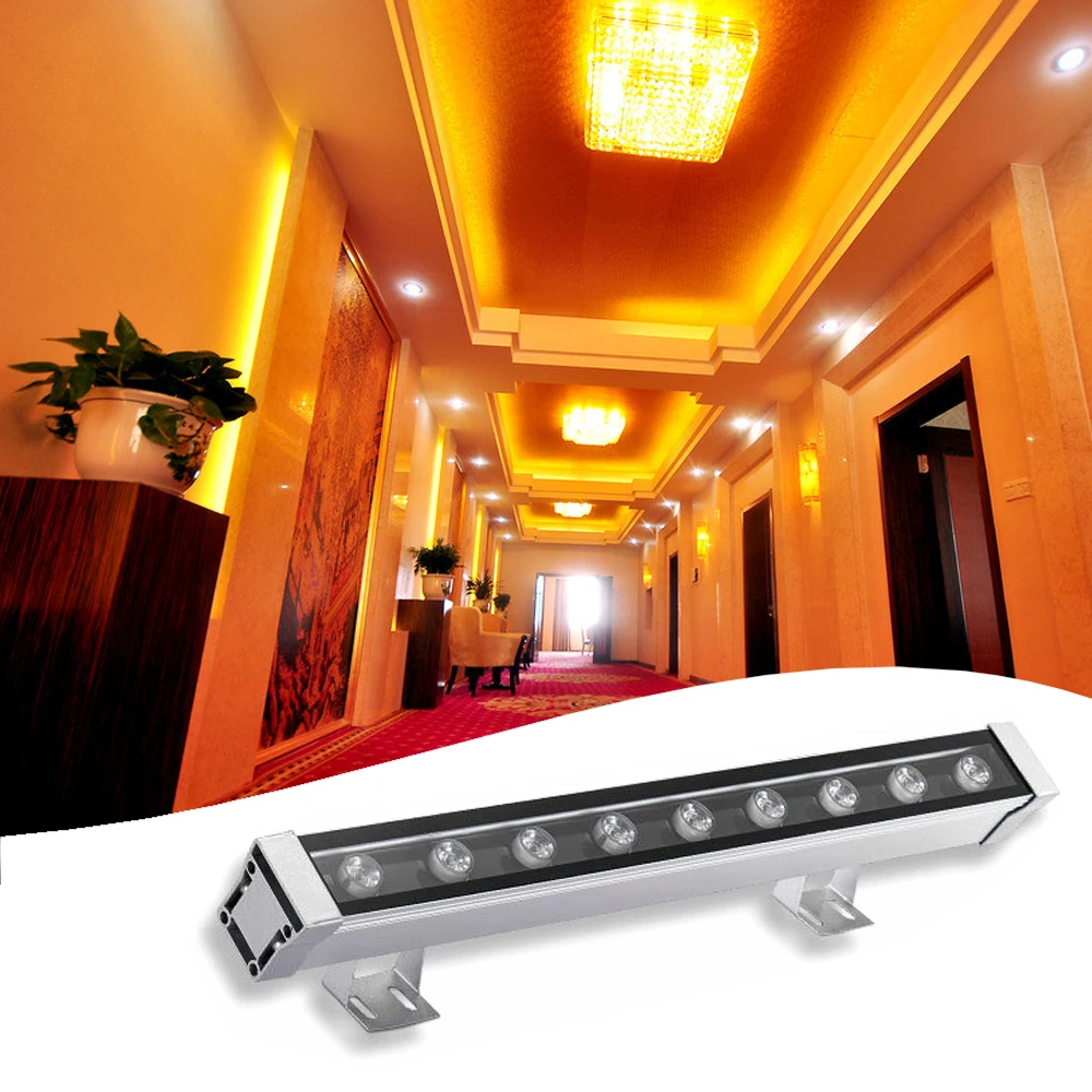 12 Вт 18 24 36 Светодиодная настенная шайба ландшафтный свет RGB управление DMX512 DC24V