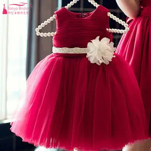 burgundy and navy flower girl dresses