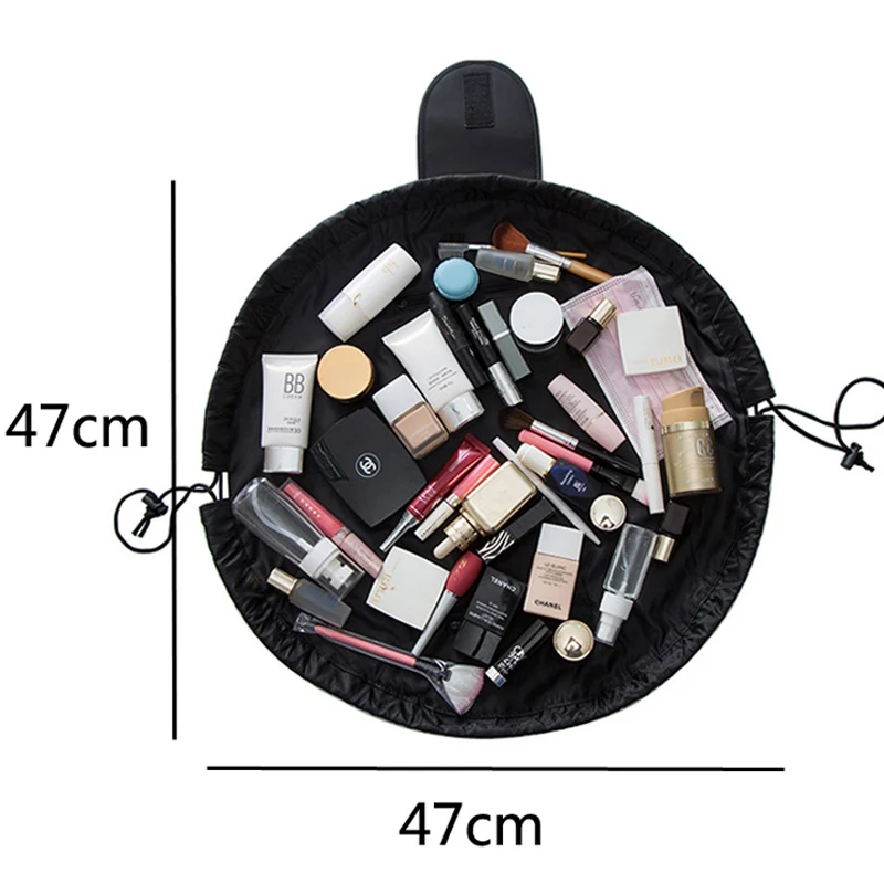 

2018 Organizer Lazy Cosmetic Bag Large Capacity Multifunctional Men And Women Travel Drawstring Makep Bags Portable Storage Bag