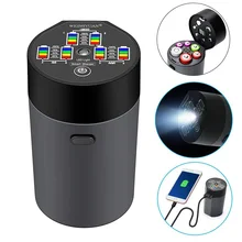 6 Slot Battery Charger Automatic LED Display for Ni MH Ni Cd AA AAA 18650 MAL999