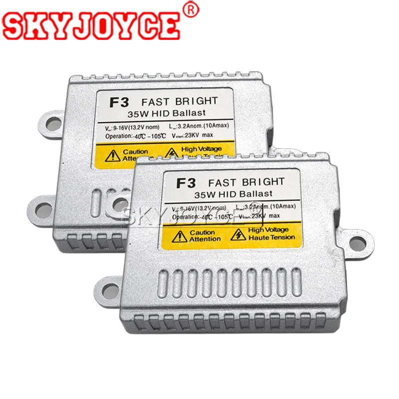SKYJOYCE 12 В ксеноновый балласт F3 AC Быстрый Яркий Тонкий hid 35 Вт блоки для комплекта