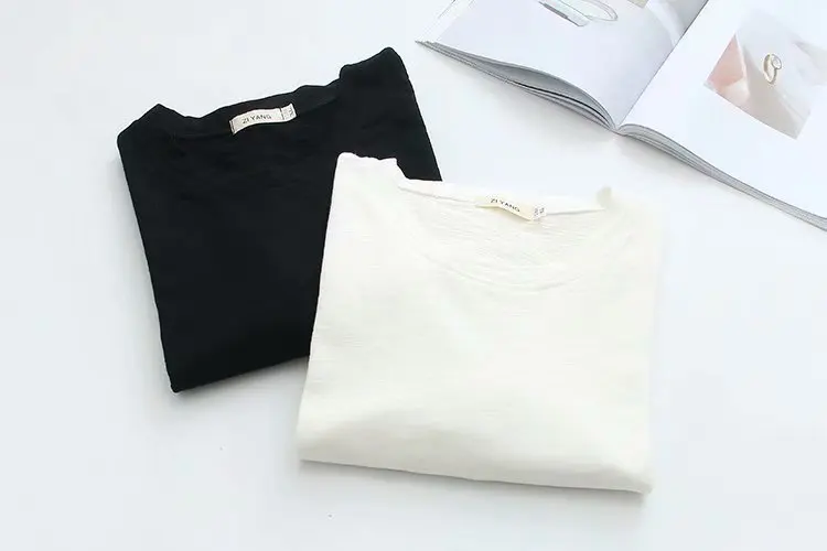 Летние топы с дырками новые футболки пуловеры женские футболки с коротким рукавом черные белые повседневные свободные топы больших размеров KKFY3478