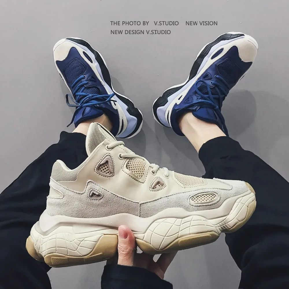 

Times New Roman Spring Men Leather Casual Shoes Breathable Wear Resistant Shoes Comfortable Summer Lace up Flat Sneakers