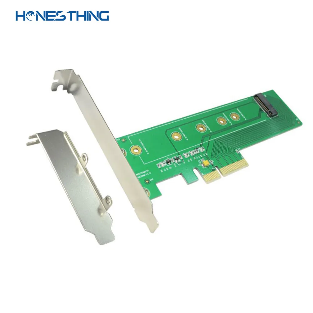 HonesThing Dual Voltage Power Supply M.2 NGFF M Key NVMe to PCI-express 3.0 x4 Adapter Card for 22110 2280 2260 2242 2230 SSD 3