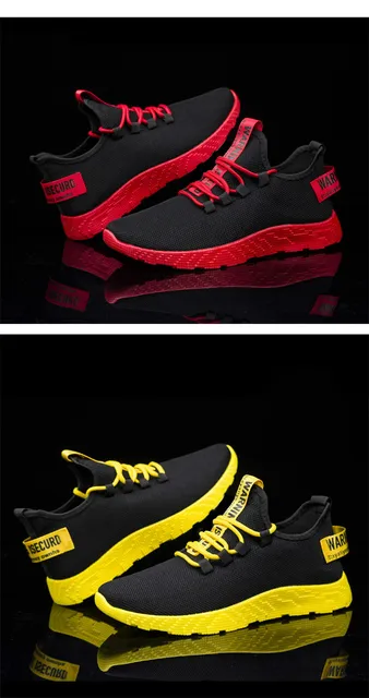 Men sneakers breathable lace up me
