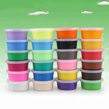 Полимерная глина 24 цветов Магия Playdough мягкий свет модель магия воздуха сухой шлам Пластилин слизь прыжки глины