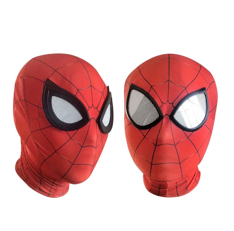 

New Adult/kids 3D Spiderman Homecoming Masks Avengers Infinity War Iron Spider Man Cosplay Costumes Lycra Mask Superhero Lenses