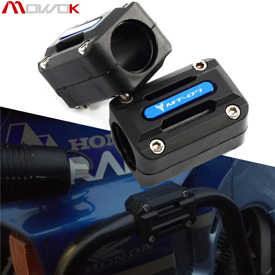 

Universele Motorfiets Motor Guard protector motor Bumper Guard Blokken For MT-07 MT07 XSR700 FJR1300 XT660Z XT660X