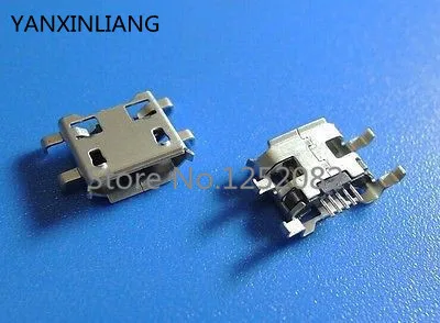 

20PCS Micro Mini USB 5-pin SMD Female Socket Shen plate jack connector