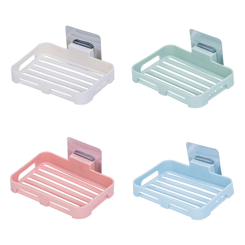 

Holder Strong Sucker Palanque Soap Bathroom Plastic Drain Plate Storage Basket Free-Suction Pitch Box Suction Wall Hanging Soap