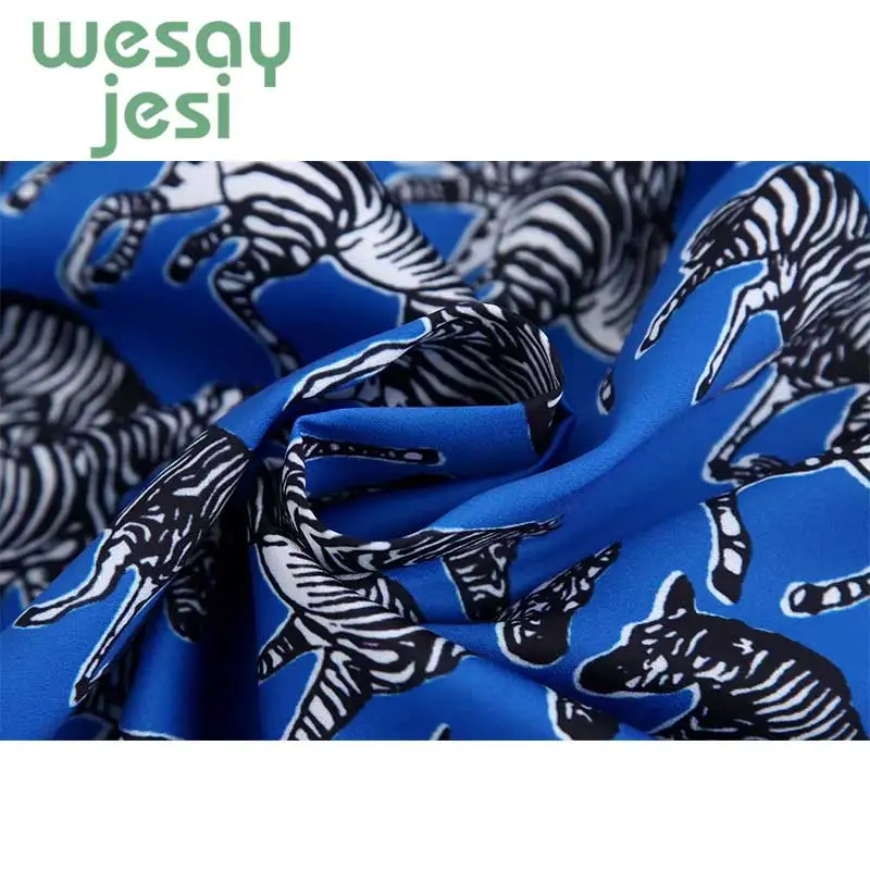 Autumn women blouses Lapel Long Sleeve Zebra print Loose Shirt Women Blouse Fashion Tide button casual loose tops