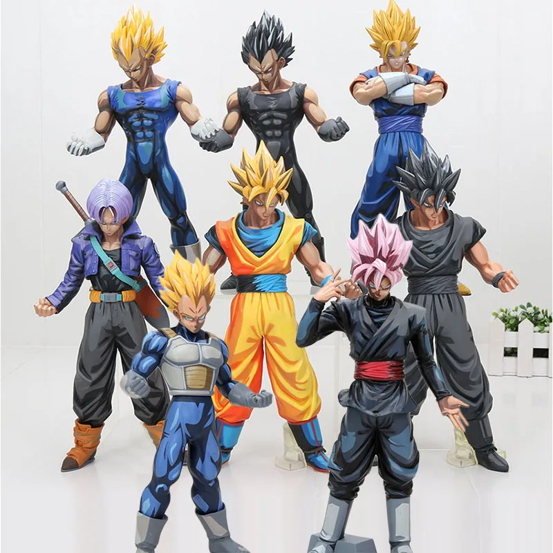 26 см Dragon ball Z фигурка MSP Master Stars Piece Vegeta Trunks vegetto Сон Гоку черный шоколад ГОКу ПВХ фигурка игрушка