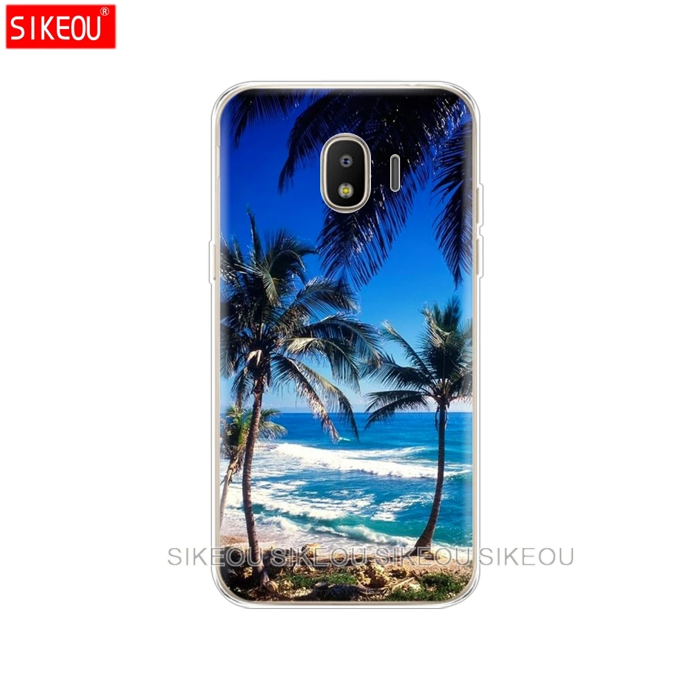 Силиконовый чехол для телефона Samsung Galaxy J3 J5 J7 2017 J330 J530 J730 PRO j2 2018 летняя пляжная