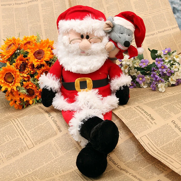 Brinquedos de Pelúcia Animais de Pelúcia Eletrônicos para Crianças Tiara do Bebê Falando Cantando Papai Noel Meninas Meninos 9 High Quality Brinquedos e hobbies