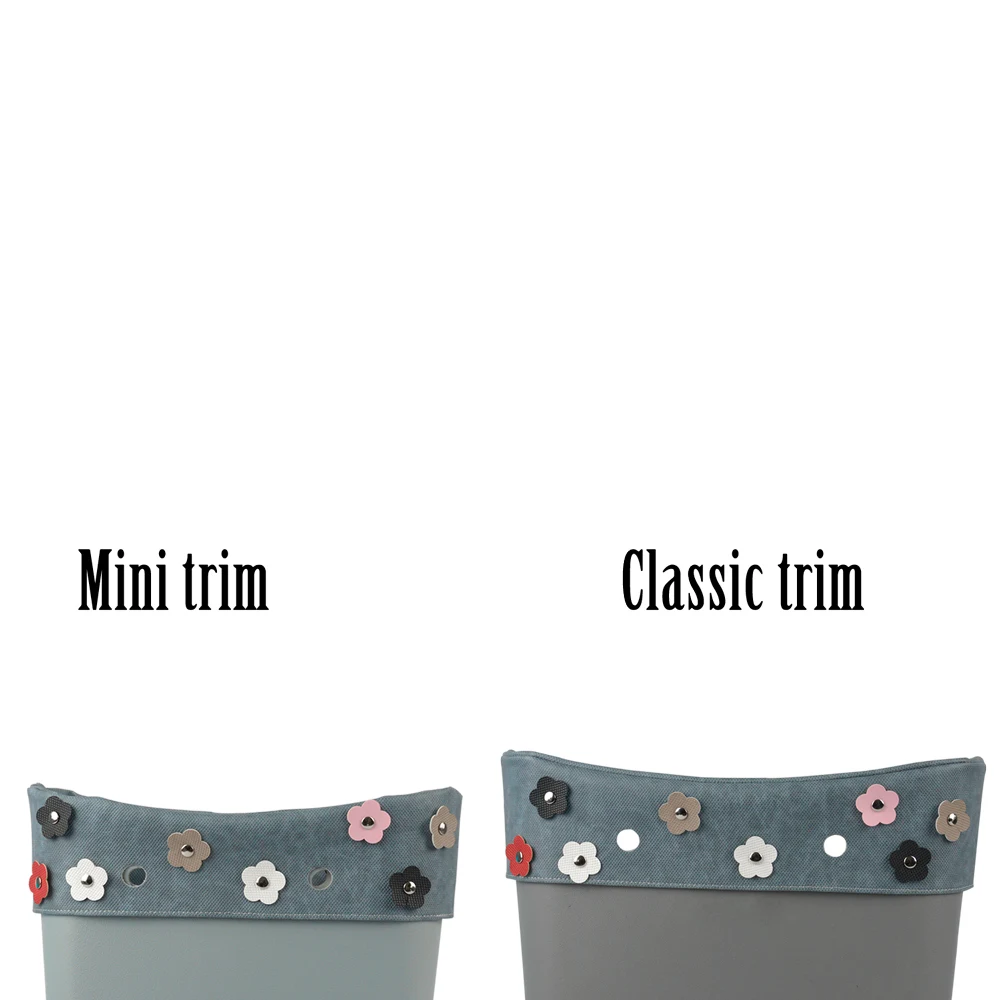huntfun новые заклепки цветок ПУ отделка тонкое украшение для Obag сумки летние классические мини для O сумки тела