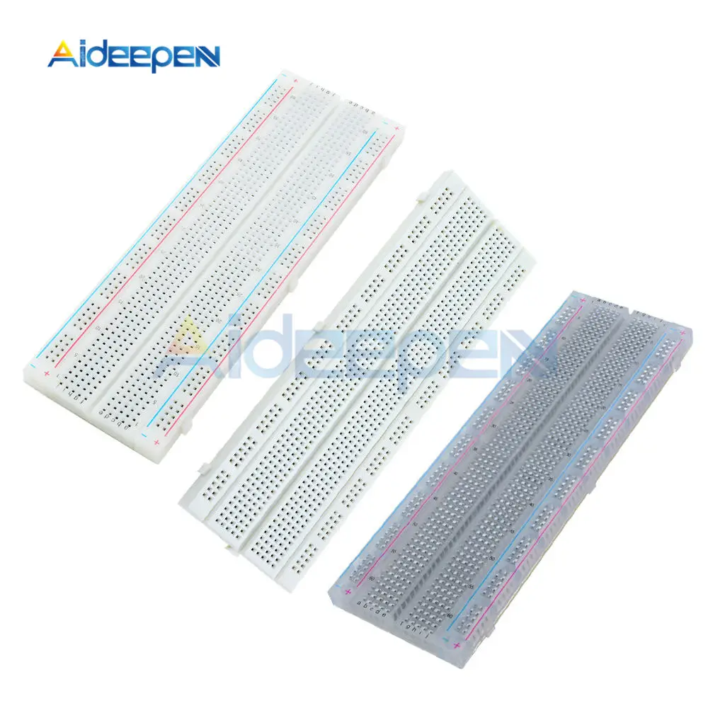

Breadboard 830 Point Solderless PCB Bread Board MB-102 MB102 Test Develop DIY for arduino