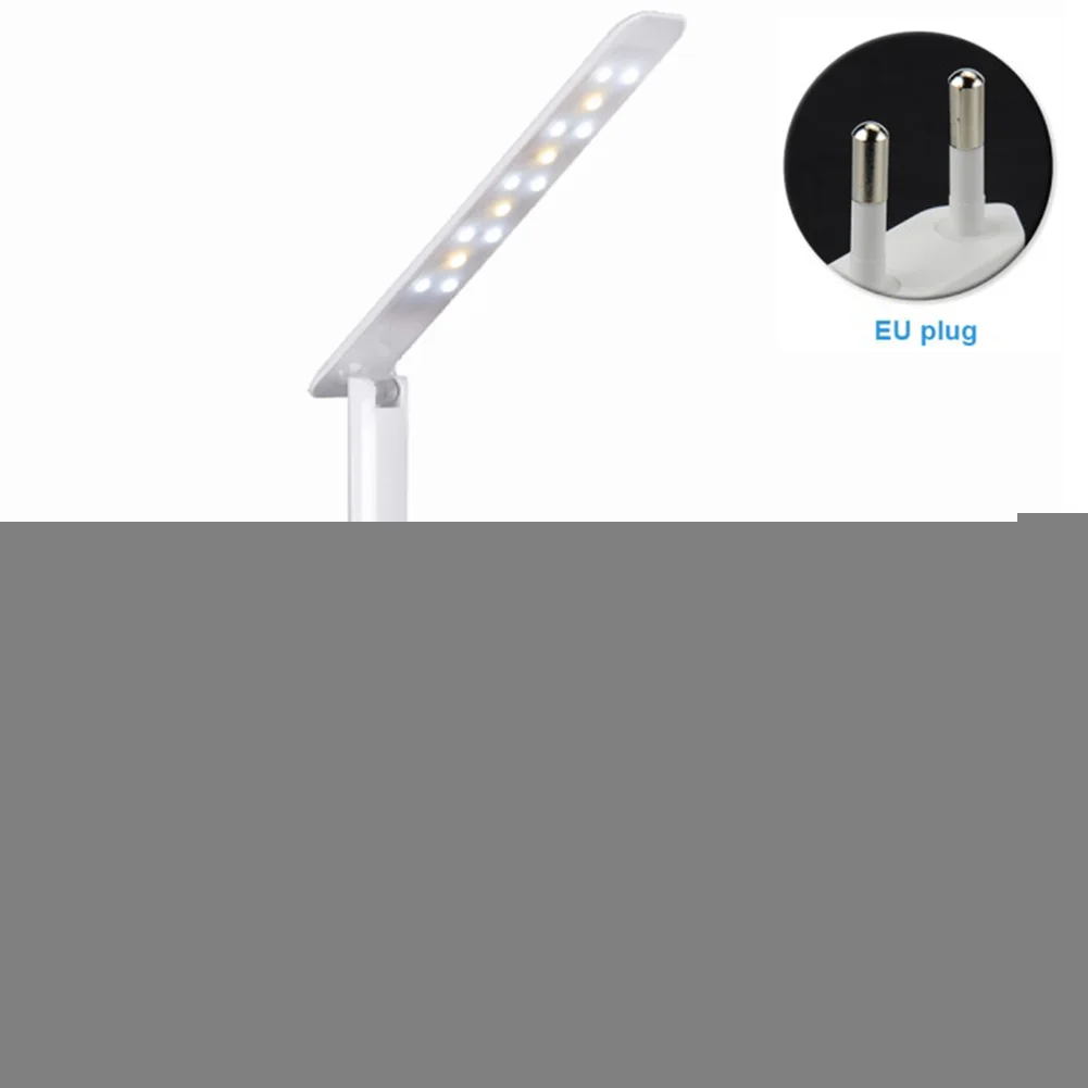 

5 Mode Dimmable Alarm Temperature Foldable Energy Saving LED Light Table Lamp Adjustable Angle Desktop USB Calendar High-power