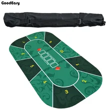 1.2m deluxe camurça borracha texas holdem em pokers toalha de mesa com teste padrão flor casino poker jogo de tabuleiro tapete de poker acessório