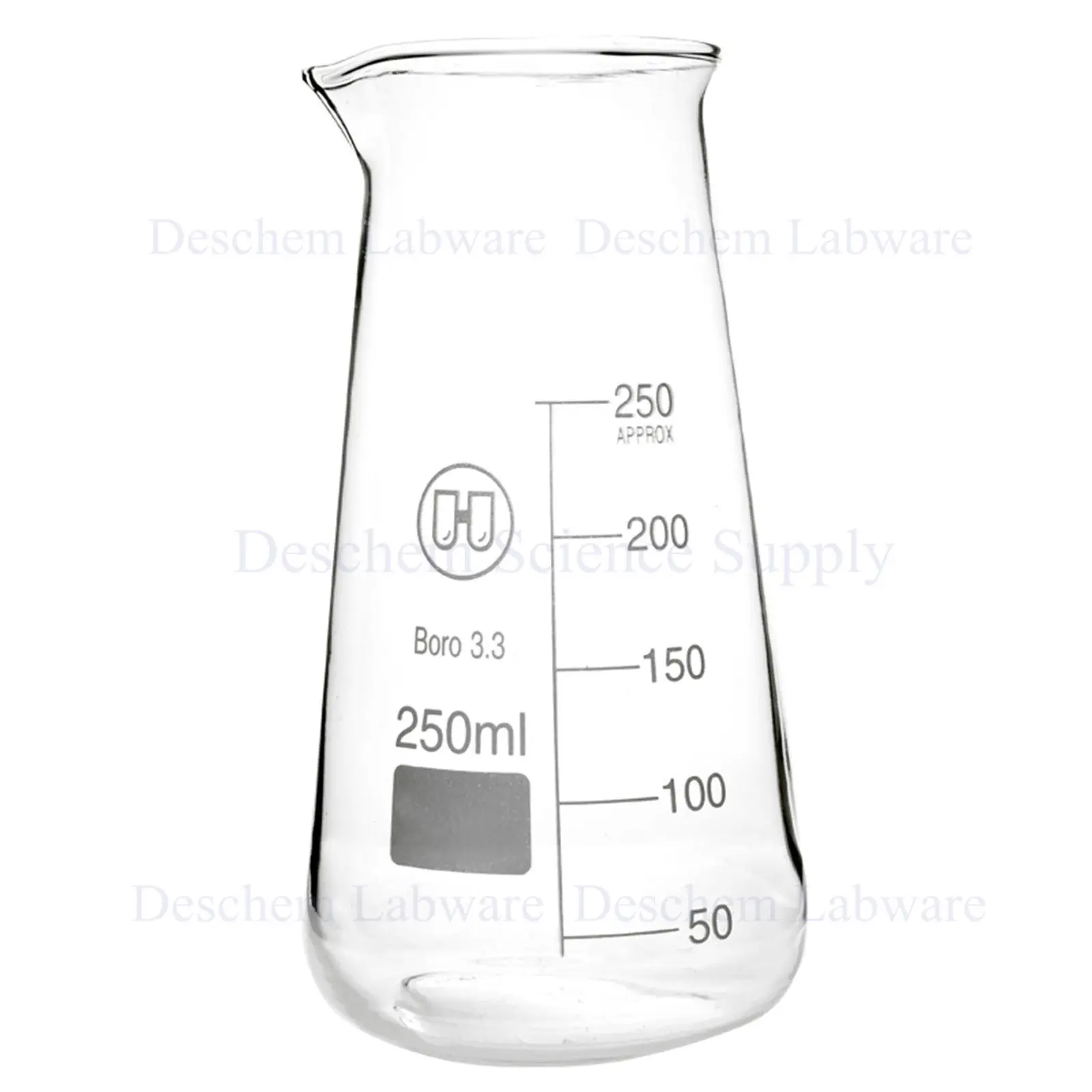 250ml,Conical Glass Beaker,Lab Chemical Glasswarein Beaker from Office & School Supplies on