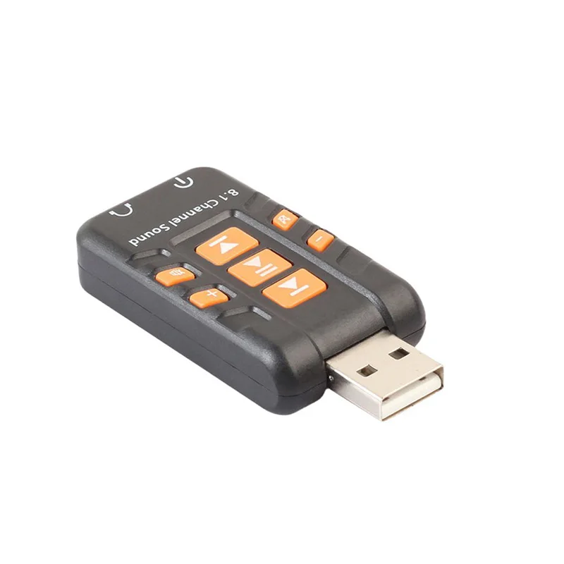 Горячая Аудио Внешний USB 8,1 канальный адаптер Tarjeta De Sonido для Windows Vista/XP Win7 Win8