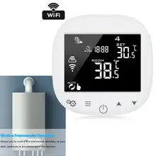 Умный контроллер температуры HVAC, цифровой, wifi, бойлер для отопления, комнатный термостат для напольных систем отопления воды