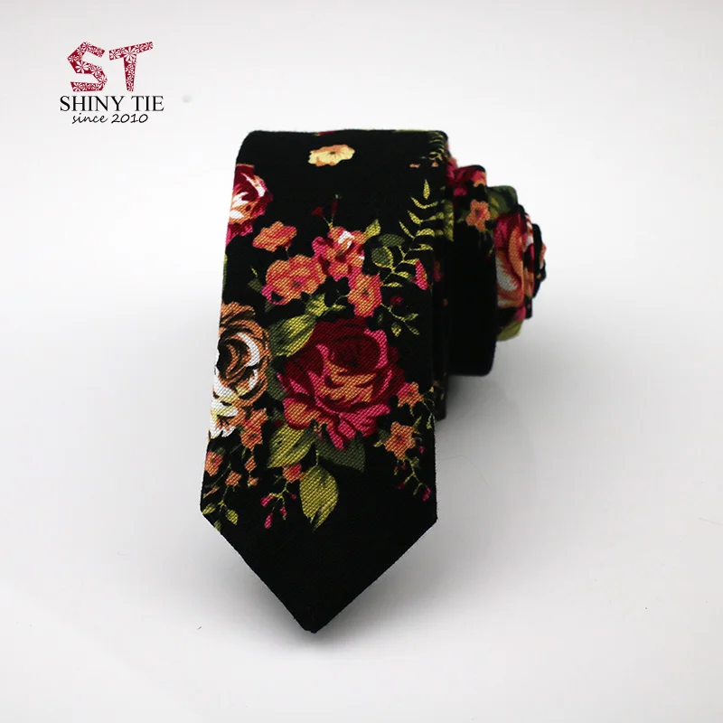 Мужской льняной галстук с принтом животных, звездочек, цветов радуги, тонкий узкий галстук, 5 см ширина, ручная работа, на каждый день, галстуков - Цвет: 14