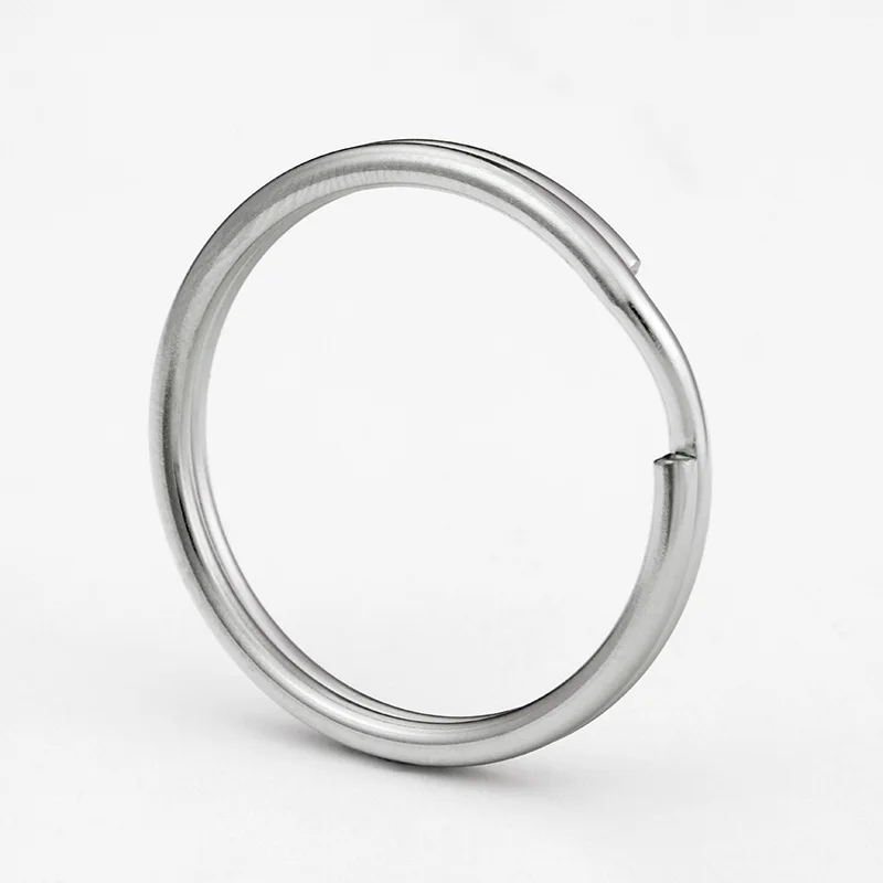 

28mm Nickel Plated Steel Split Key Ring Keyrings