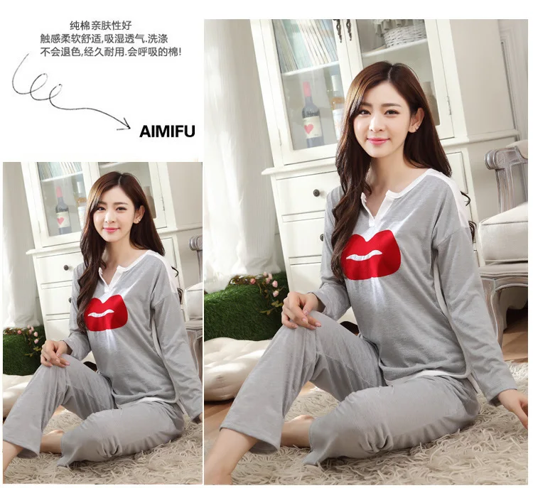 redlip pajamas set (1)