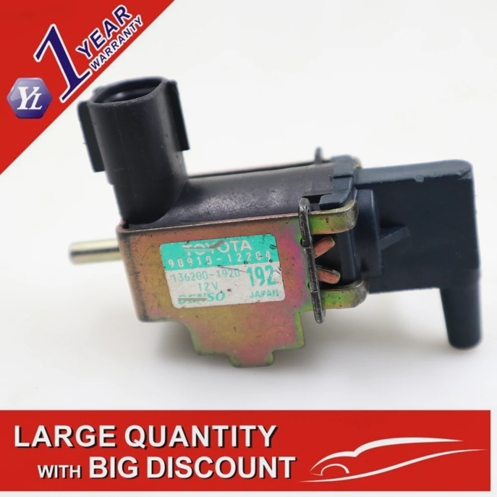 

GENUINE VACUUM VALVE Emission Check Valve 90910-12204 For TOYOTA For LEXUS ES330 RX330 RX350 For CAMRY For SIENNA