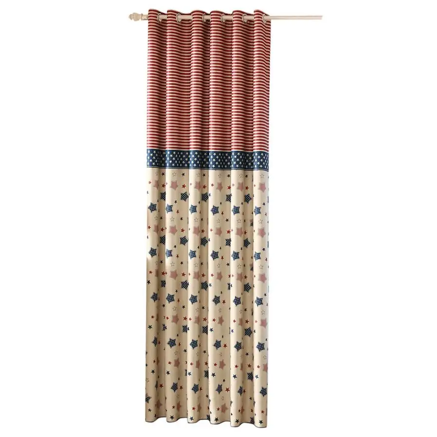 

Curtain 1PC 250cm x 100cm Insulated Foam Lined Star Blackout Grommet Window Curtain Panels Home Curtain Dropshipping 18jul24